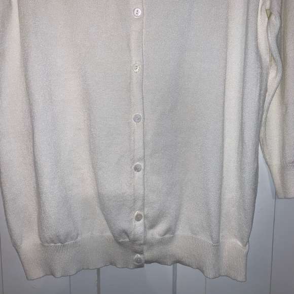 Joseph Allen Cream Button Front Cardigan-NWOT - Picture 16 of 16